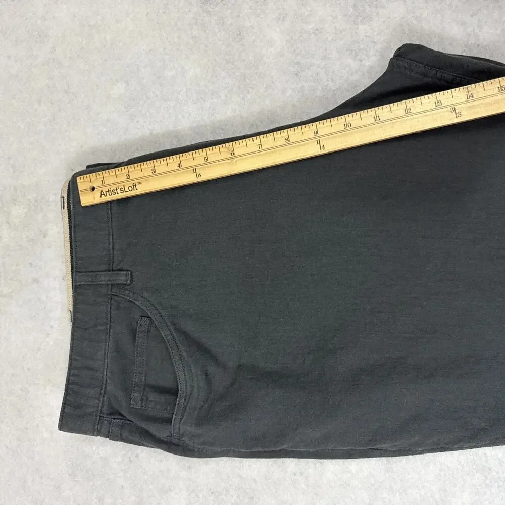 Faherty Pants Mens 42x32 Gray Reserve Movement Linen Blend 5 Pocket Golf Chinos